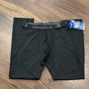 Men’s Champion Double Dry Tights Black Medium